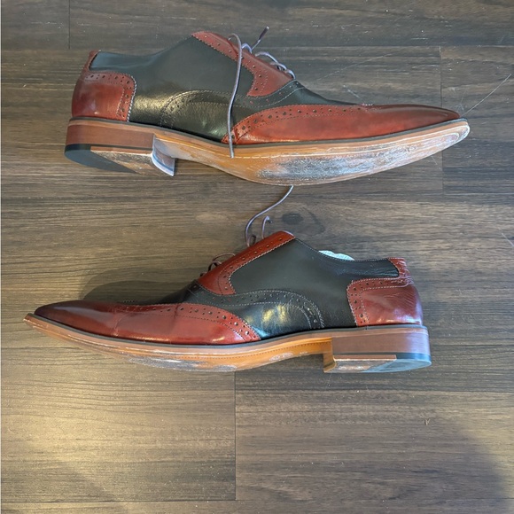 Size 15 - Asher Green Wingtip Dress Shoes - Picture 3 of 7